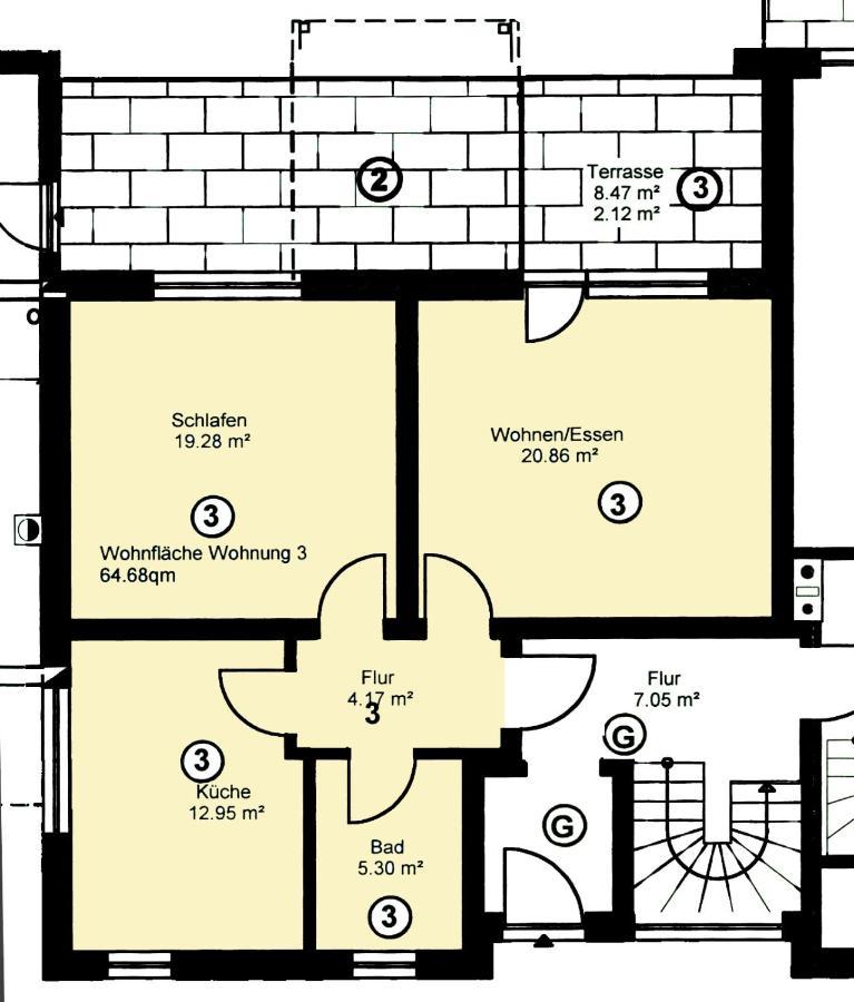 Ferienwohnung Mit Terrasse, Kostenloses Wlan, Parkplatz Бад Ойнхаузен Екстериор снимка
